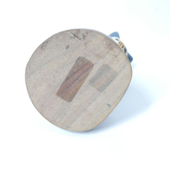 Cat Figurine Heavy Ceramic Stoneware Sculpture MCM - Picture 9 of 9